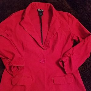 3/$10 3/4 Sleeve Red Blazer